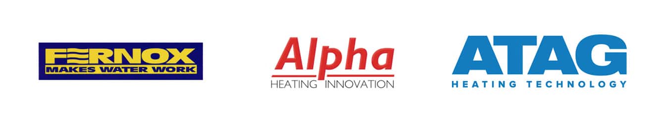 1st ATAG Alpha Fernox brand logos