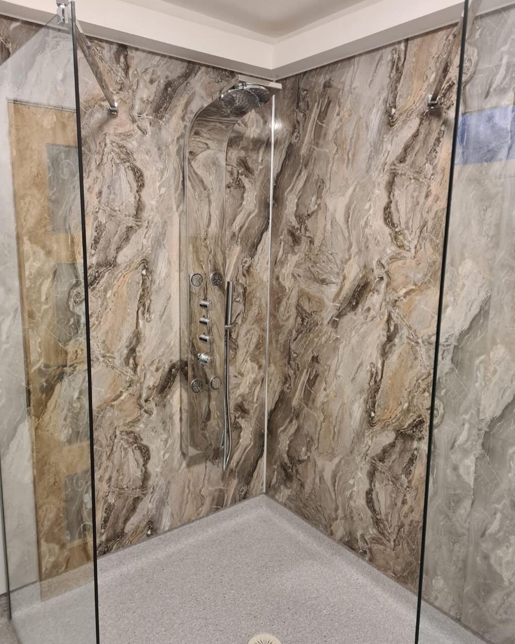 New walk in shower fitted by Mcroberts