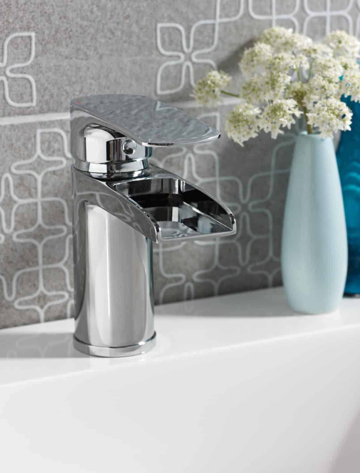 bathroom waterfall tap